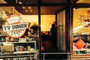 The diner is located in Soho (@PrettyGreen)