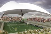 Artistic impression of Airsculpt's temporary outdoor structure