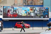 Vauxhall Corsa: graffiti poster designed by Facebook competition winner