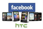 Facebook: rumoured to be developing a smartphone with HTC