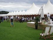 Ascot's bamboo tent 