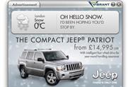 Jeep: rolls out cold-weather-themed ads in run-up to Christmas 