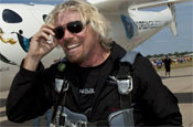 Branson: founder of Virgin Group