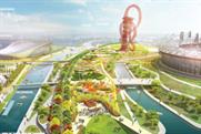 Designs revealed for "Olympic Pleasure Gardens" event space in Olympic Park