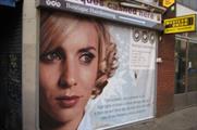 Streetskins provides adspace on empty shops