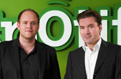 Spotify founders Ek and Lorentzon