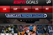 ESPN Goals app