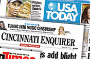 Gannett: debt rating cut to junk status