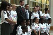 Jeremy Hunt and Justin King: join school children to promote the 2012 School Games