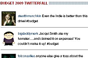 Telegraph: budget Twitterfall incites readers