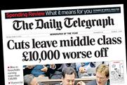 The Daily Telegraph: Spending review