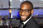 Tinie Tempah: relaxing at the GQ Private Dinner Party at The Gallery 