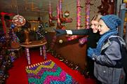 The grotto took more than 200 hours to create