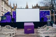 Cadbury delivered a cinema experience in Peterborough on day six of its advent calendar campaign (@CadburyUK)