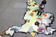 One hungry member of the public tucks into Visit England's cake map