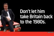 Labour: knocks David Cameron's 2010 bid to retain power