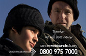 Cancer Research UK: aims to attract male donors