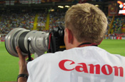 Canon: to sponsor Euro 2008