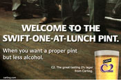 Carling C2: campaign cleared