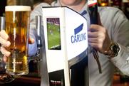 Carling to entertain pubgoers with football clips while pints are poured