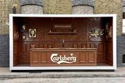 The bar is made entirely of chocolate 