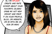 CelebSpleak: new celebrity gossip widget