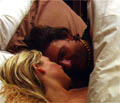 Lee Sharpe with Abi Titmuss in Celebrity Love Island