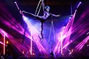 Parties will feature circus-themed aerial performances