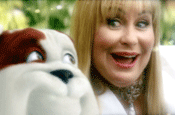 Sian Lloyd...stars in Churchill ad