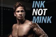 Danny Cipriani: rugby star bares his torso for Peta ad