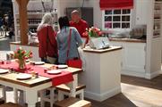 Central to the tour is a French-style pop-up kitchen 