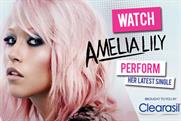 Amelia Lily: stars in MSN/Clearasil campaign