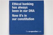 Co-op Bank: runs ads in national papers