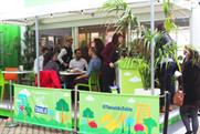 Guests at The Co-operative Food's pop-up at Observation Point