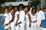 The cast of BET show College Hill