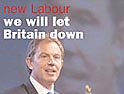 Tories: launching 'Let Down by Labour' poster drive