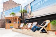 The beach will remain in situ until Sunday (16 August)
