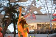 VV Brown performed at Westfield as part of Shimmer 09
