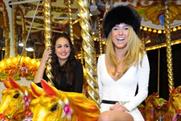 A carousel is one of the attractions at the rink this year