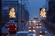 Ocean outdoor's Two Towers West site dominates the Hammersmith Flyover