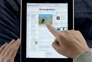 Apple iPad: launched in US stores on Saturday