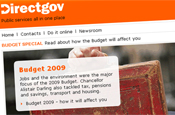 Directgov: launches Moneyspeak