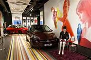 The space is designed like a fashion shop