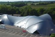 Amazing Tent install "world's largest" saddlespan venue
