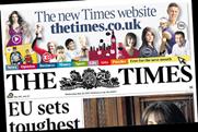 The Times: new website