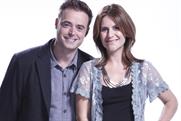 All smiles: presenters Jamie Theakston and Harriet Scott of Heart 106.2