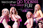 Peta: features strippers in newest anti-fur campaign