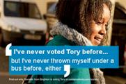 Tory campaign: spoofed by Labour