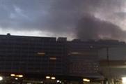 The smoke over Croydon last week