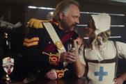 Wells Bombardier: Rik Mayall stars in the TV campaign
